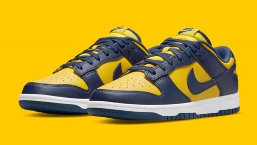 Michigan Wolverines Dunk Low Sneakers