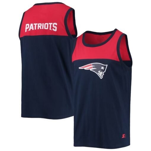 Patriots Starter Logo Touchdown Fashion Tank Top