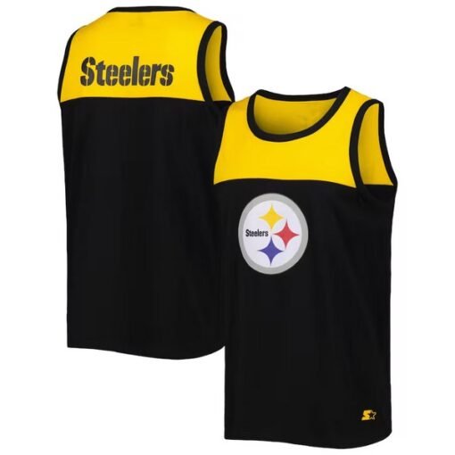 Steelers Starter Logo Touchdown Fashion Tank Top