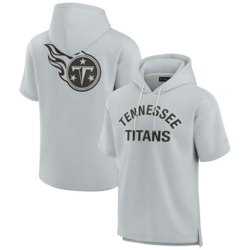 Titans Unisex Elements Super Soft Fleece Short Sleeve Pullover Hoodie