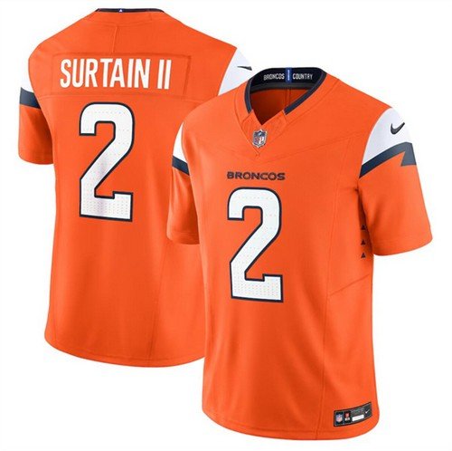 Broncos Patrick Surtain II 2024 Vapor F.U.S.E. Limited Jersey – US ...