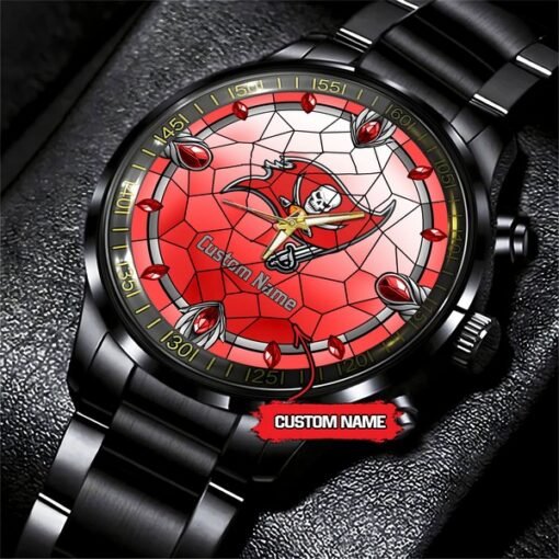 Buccaneers 'Easy Reader' Personalized Watch