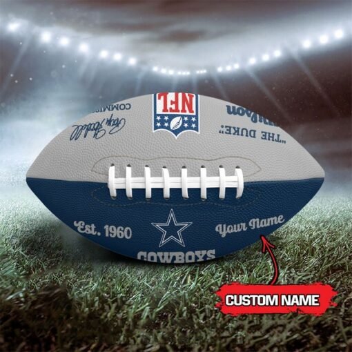 Cowboys Personalized Wilson Duke Football