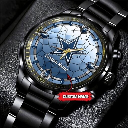 Cowboys 'Easy Reader' Personalized Watch