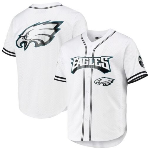 Eagles Mesh Full-Button Baseball Top