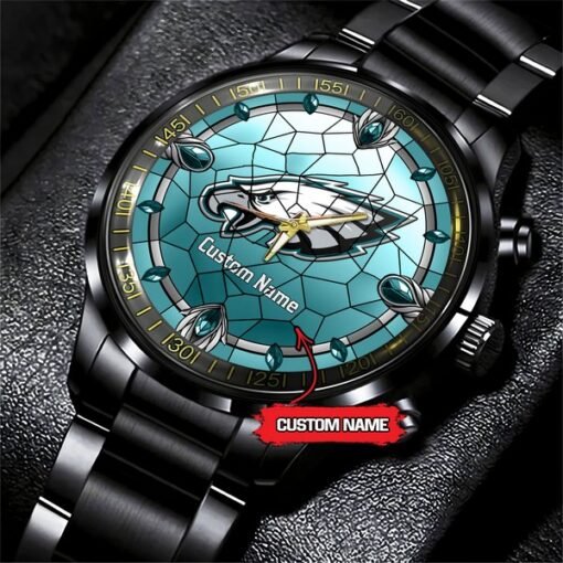 Eagles 'Easy Reader' Personalized Watch