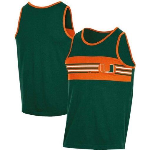 Miami Hurricanes Colorblock Tank Top