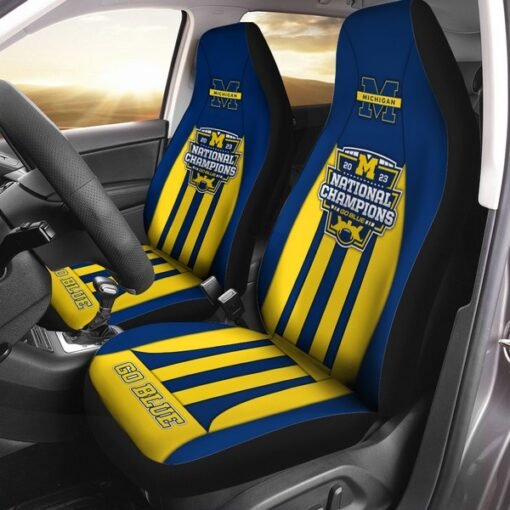 Michigan Wolverines Universal Car Front Seat Cover - SET OF 2