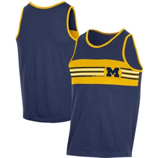 Michigan Wolverines Colorblock Tank Top