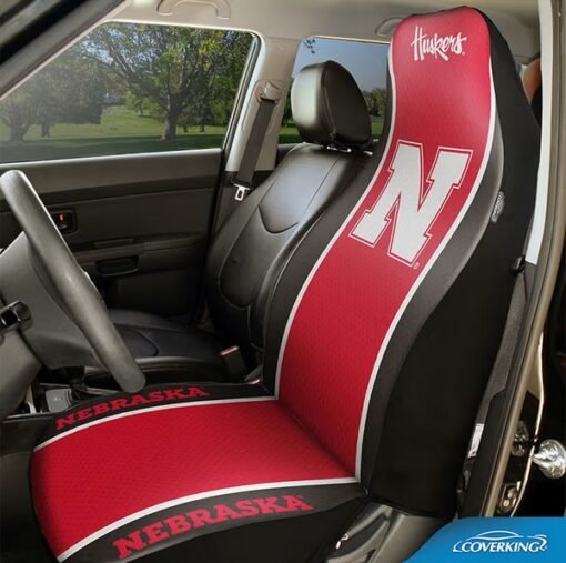 Nebraska Cornhuskers Universal Car Front Seat Cover - SET OF 2