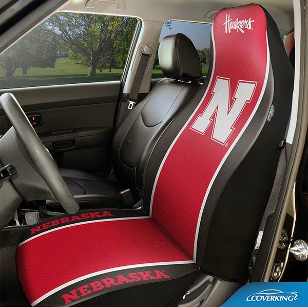 Nebraska Cornhuskers Universal Car Front Seat Cover – SET OF 2 – US ...