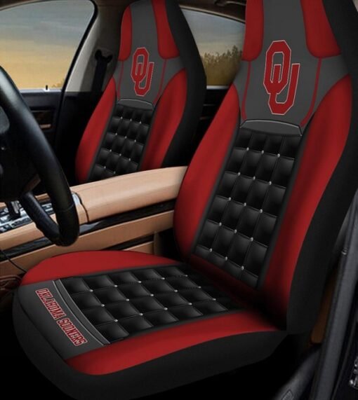 Oklahoma Sooners Universal Car Front Seat Cover - SET OF 2