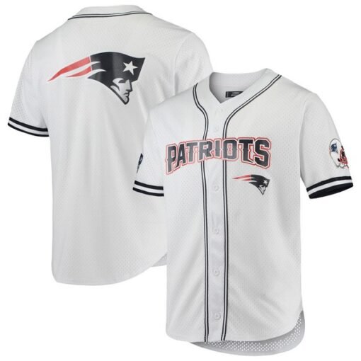 Patriots Mesh Full-Button Baseball Top