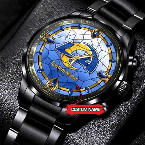 Rams 'Easy Reader' Personalized Watch