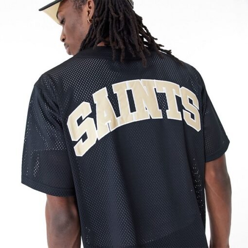Saints Mesh Full-Button Baseball Top - Image 2
