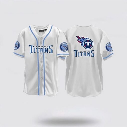 Titans Mesh Full-Button Baseball Top