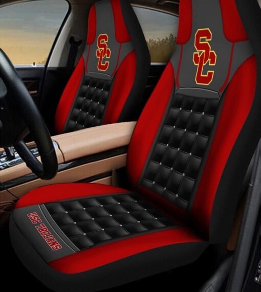 USC Trojans Universal Car Front Seat Cover - SET OF 2