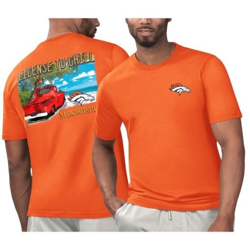 Broncos Margaritaville Licensed to Chill T-Shirt