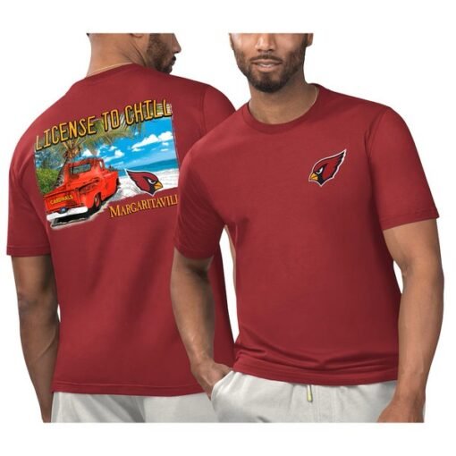 Cardinals Margaritaville Licensed to Chill T-Shirt