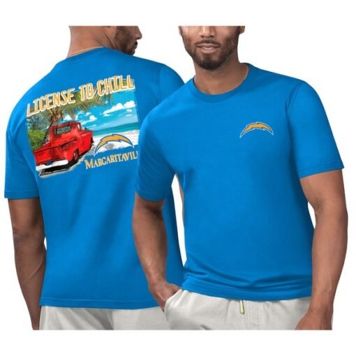 Chargers Margaritaville Licensed to Chill T-Shirt