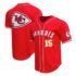 Chiefs Patrick Mahomes Mesh Button-Up Baseball Top - S