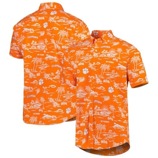 Clemson Tigers Reyn Spooner Kekai Button-Up Shirt