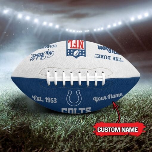 Colts Personalized Wilson Duke Football