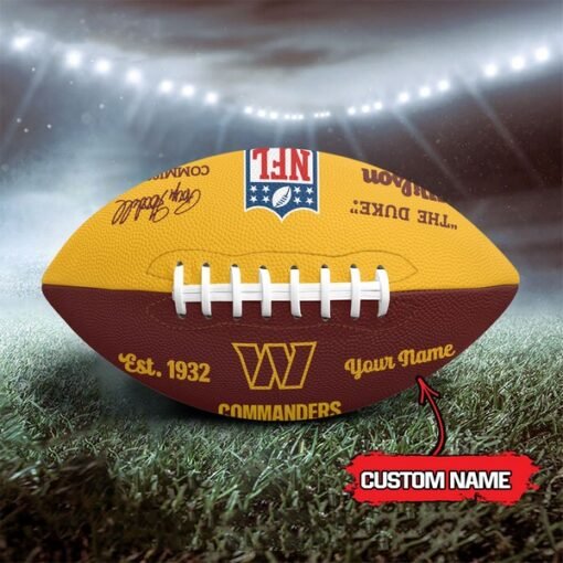 Commanders Personalized Wilson Duke Football