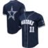Cowboys Micah Parsons Mesh Button-Up Baseball Top - S