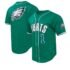 Eagles Jalen Hurts Mesh Button-Up Baseball Top - S