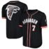 Falcons Bijan Robinson Mesh Button-Up Baseball Top - S