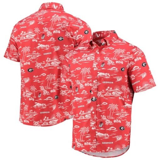 Georgia Bulldogs Reyn Spooner Kekai Button-Up Shirt