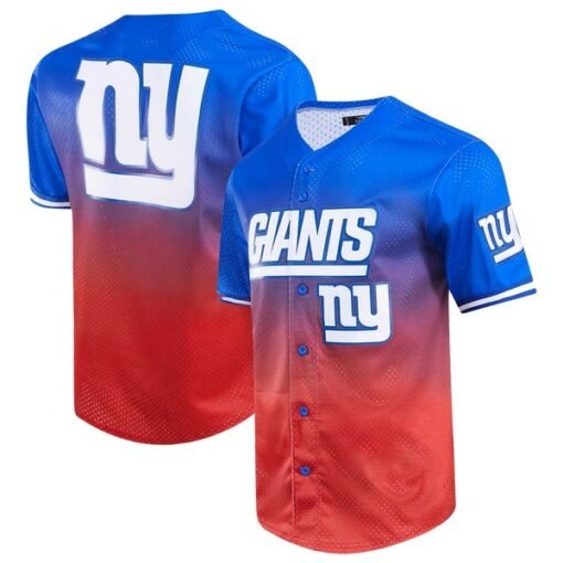 Giants Ombre Mesh Button-Up Baseball Top