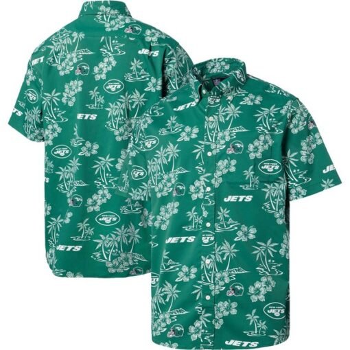 Jets Reyn Spooner Kekai Button-Up Shirt