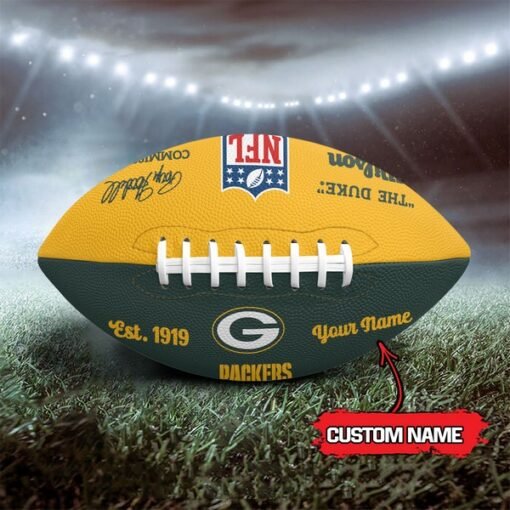 Packers Personalized Wilson Duke Football