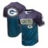 Packers Ombre Mesh Button-Up Baseball Top - S
