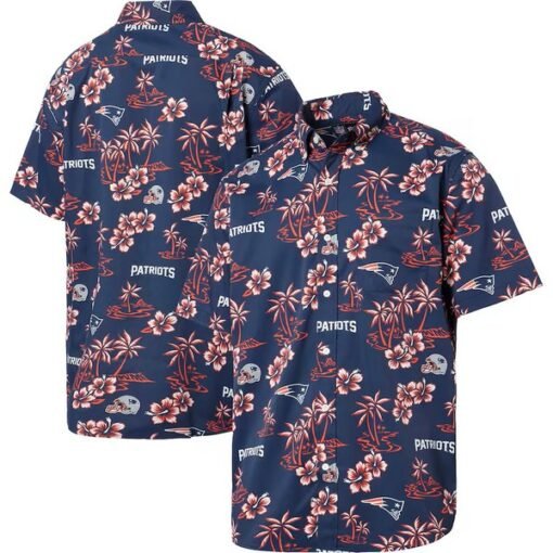 Patriots Reyn Spooner Kekai Button-Up Shirt