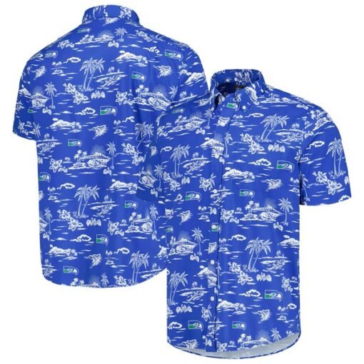 Seahawks Reyn Spooner Kekai Button-Up Shirt