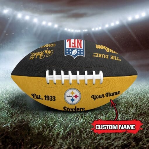 Steelers Personalized Wilson Duke Football