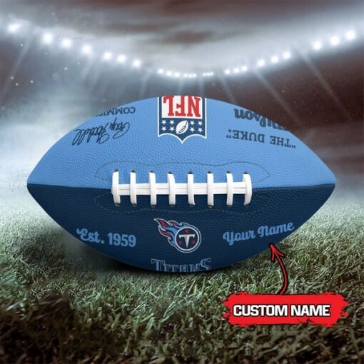 Titans Personalized Wilson Duke Football