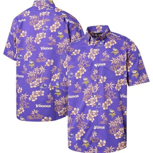 Vikings Reyn Spooner Kekai Button-Up Shirt