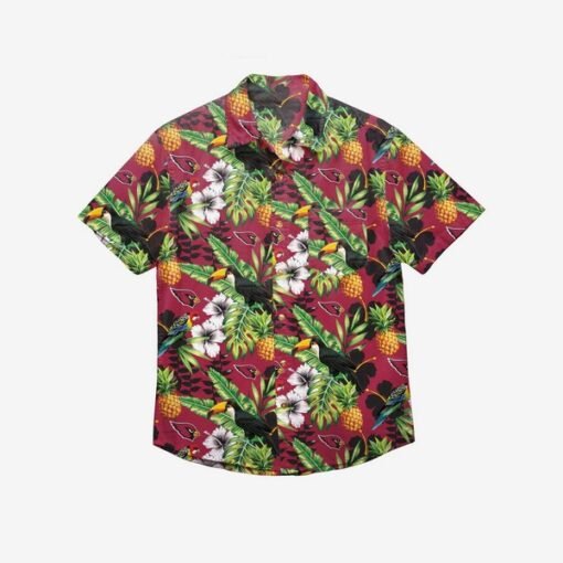 Cardinals Floral Paradise Button-Up Shirt