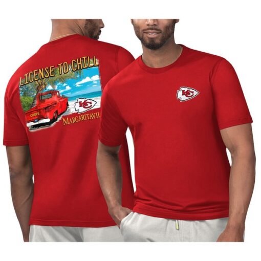 Chiefs Margaritaville Licensed to Chill T-Shirt