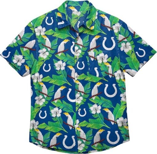 Colts Floral Paradise Button-Up Shirt
