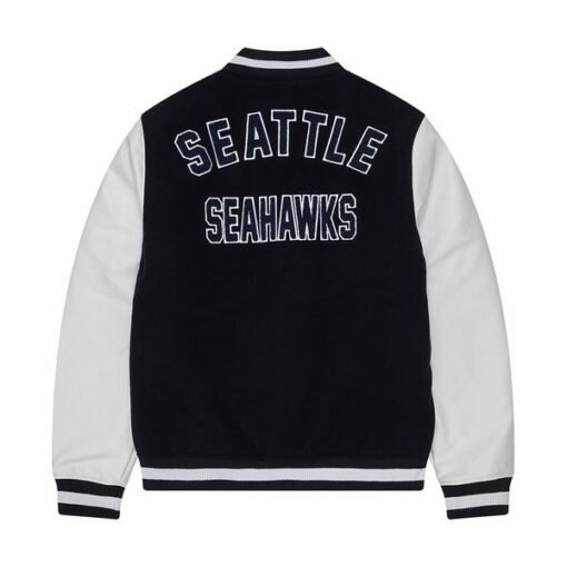 Seahawks New Era Third Down Varsity Full-Snap Jacket - Image 2