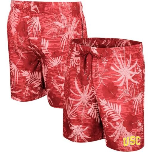 USC Trojans Wes and Willy Floral Board Shorts