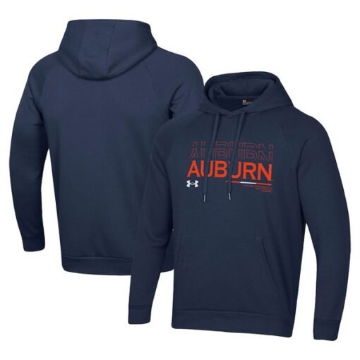 Auburn Tigers 2024 Sideline Wordmark Rival Pullover Hoodie