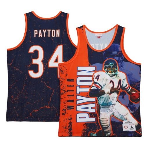 Bears Walter Payton 1983 Player Burst Tank Top
