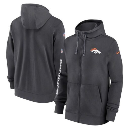 Broncos 2024 Sideline Club Full-Zip Hoodie