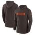 Browns 2024 Sideline Hoodie Performance Long Sleeve T-Shirt - Man, S